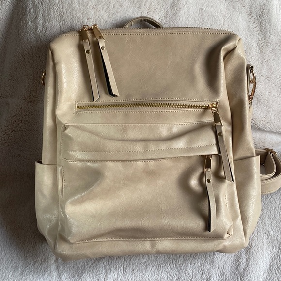 Modern+Chic Handbags - Vegan Leather Backpack